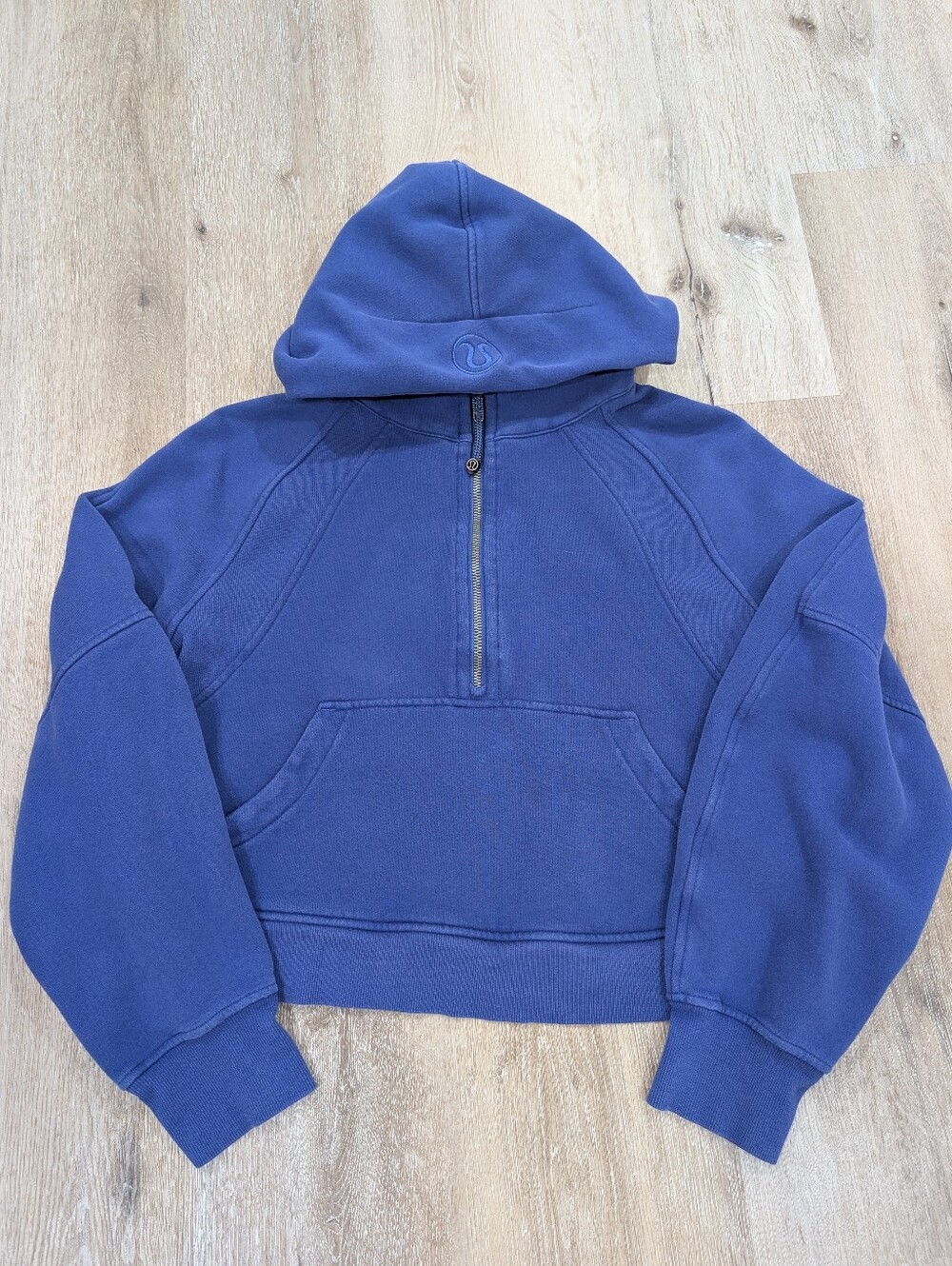 Lululemon Scuba Oversized Half-Zip Hoodie Royal Blue Size M/L